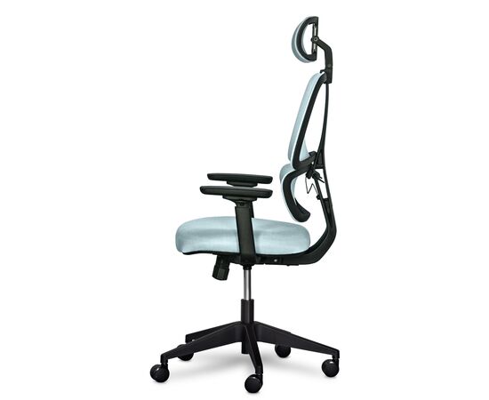 Офісне крісло Mealux Leo Air Grey / Blue (Y-543 KBGL), зображення 5