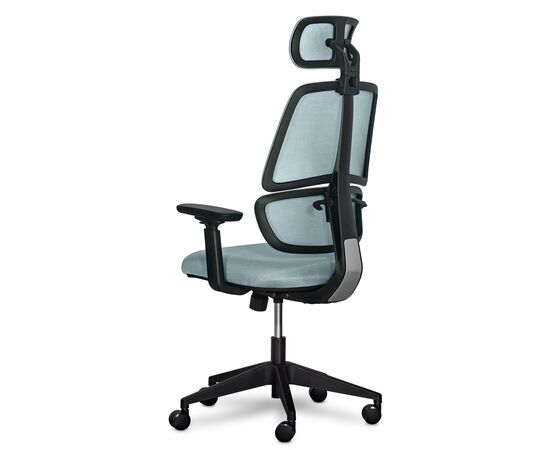 Офісне крісло Mealux Leo Air Grey / Blue (Y-543 KBGL), зображення 7