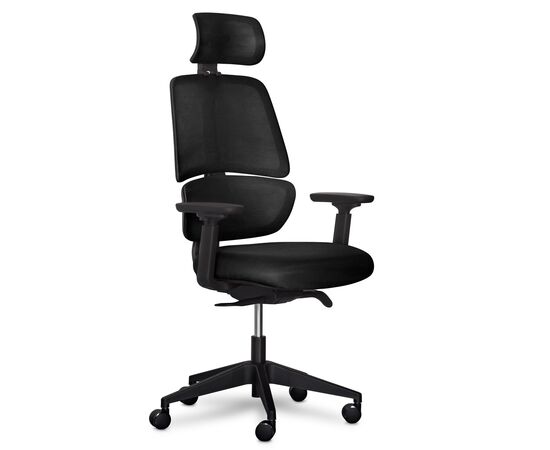 Офісне крісло Mealux Leo Air Plus Black (Y-546 KB)