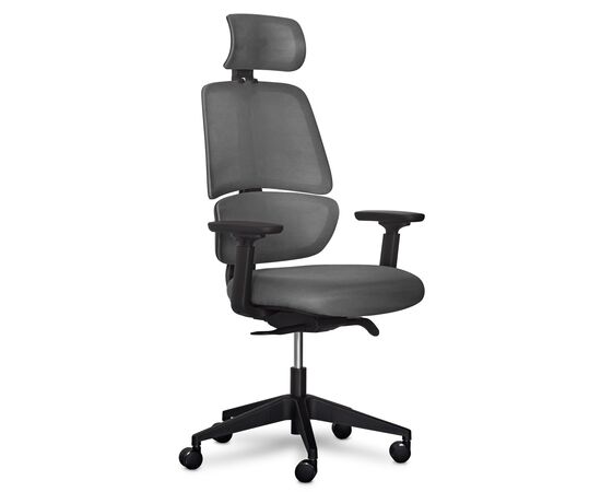 Офісне крісло Mealux Leo Air Plus Dark Grey (Y-546 KBG)