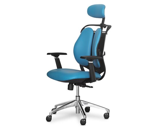 Офісне крісло Mealux Testa Duo Blue (Y-552 KBL Duo)