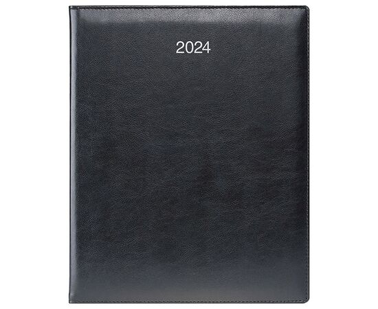 Тижневик Brunnen датований 2024 Бюро Soft Чорний A4 76 аркушів (73-761 36 904)