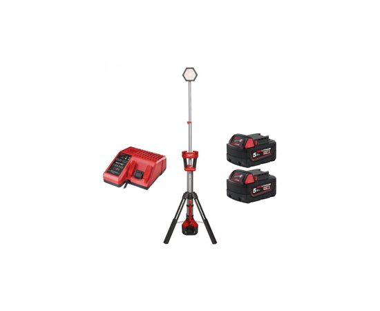 Прожектор Milwaukee TRUEVIEW 2800 лм M18 SAL2-5, 2x5Ah, сумка (4933492903)