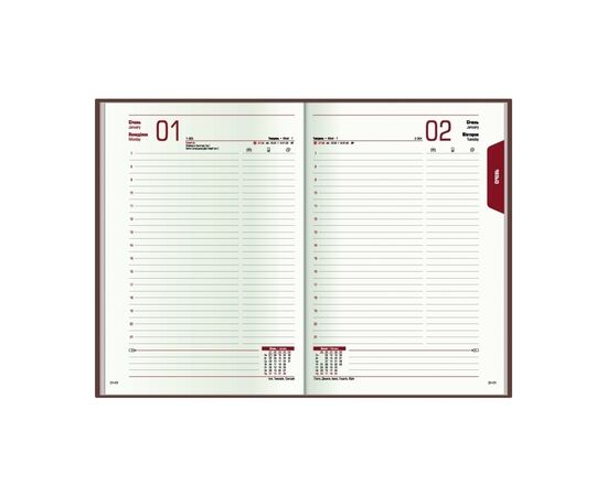 Еженедельник Economix датированный 2024 SULTAN черный, А5 (E21817-01), изображение 5