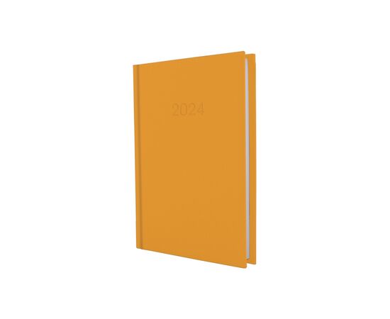 Тижневик Economix датований 2024 SATIN помаранчевий, А5 (E21612-06)