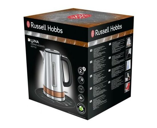 Электрочайник Russell Hobbs Luna Copper (24280-70), изображение 6 Электрочайник Russell Hobbs Luna Copper (24280-70), изображение 6