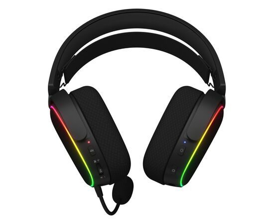 Наушники Hator Phoenix Wireless RGB Tri-mode Black (HTA-870), изображение 5 Наушники Hator Phoenix Wireless RGB Tri-mode Black (HTA-870), изображение 5