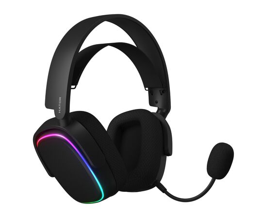 Навушники Hator Phoenix Wireless RGB Tri-mode Black (HTA-870)