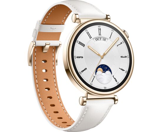 Смарт-годинник Huawei WATCH GT 4 41mm Classic White Leather (55020BJB), зображення 3 Смарт-годинник Huawei WATCH GT 4 41mm Classic White Leather (55020BJB), зображення 3