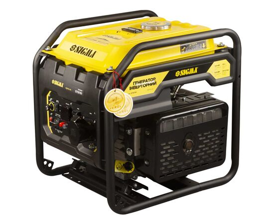 Генератор Sigma инверторный, 5.5/6.0kW, 15л, ручной запуск (5710761)