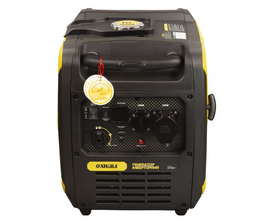 Генератор Sigma инверторный, 5.5/6.0kW, 50dB, электрозапуск (5710681), изображение 9 Генератор Sigma инверторный, 5.5/6.0kW, 50dB, электрозапуск (5710681), изображение 9