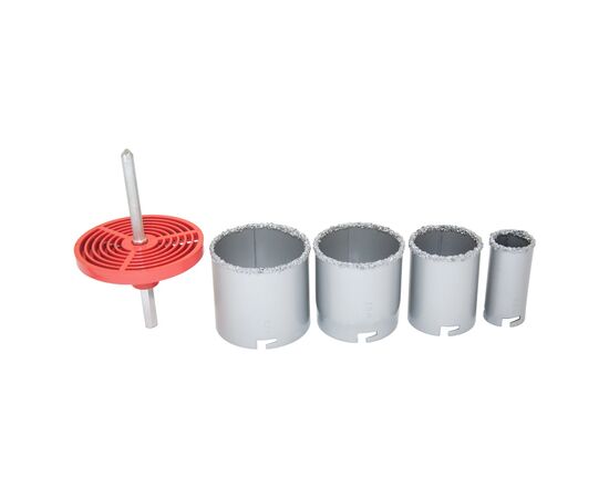 Коронка Sigma з вольфрамовим напиленням 33, 53, 67, 73 мм, основа зі свердлом (1512051), зображення 2 Коронка Sigma з вольфрамовим напиленням 33, 53, 67, 73 мм, основа зі свердлом (1512051), зображення 2