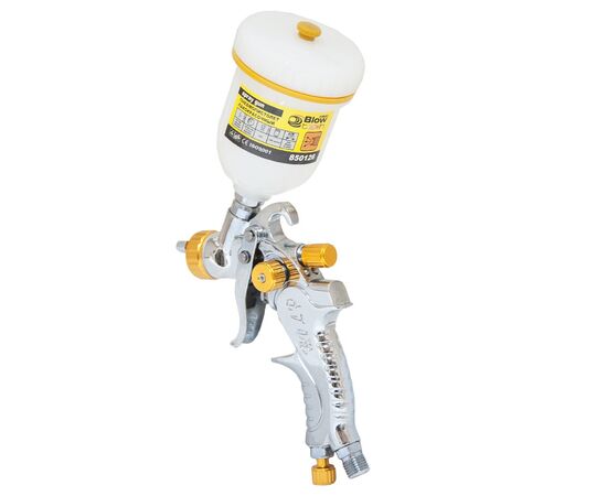 Краскопульт Sigma HVLP 0.8мм верхний бак, (пласт) (6812221), изображение 3