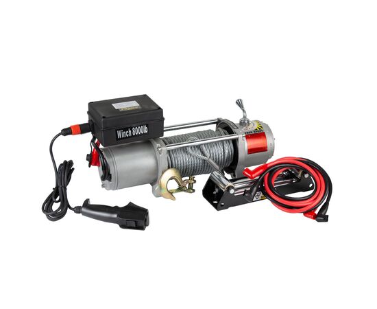 Лебідка Sigma автомобільна електрична 12V, 8000lbs, трос 29м (6130031), зображення 2 Лебідка Sigma автомобільна електрична 12V, 8000lbs, трос 29м (6130031), зображення 2