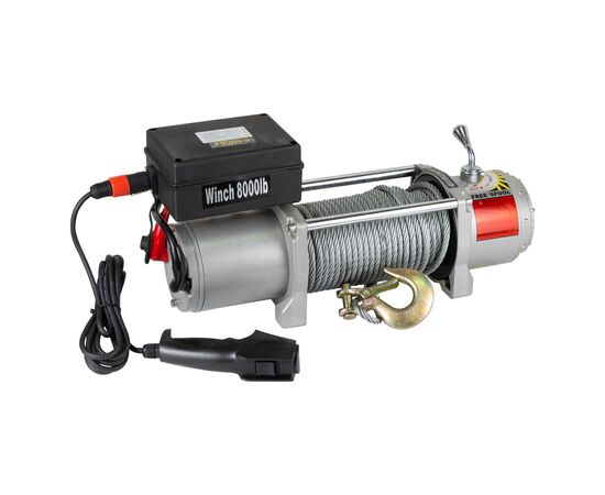 Лебедка Sigma автомобильная электрическая 12V, 8000lbs, трос 29м (6130031)