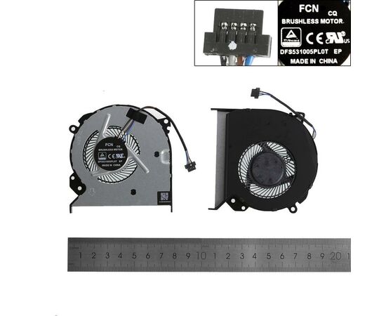 Вентилятор ноутбука HP ProBook 440/445 G4 (DFS531005PL0T), DC5V,0.5A (A48453)