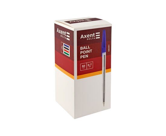 Ручка шариковая Delta by Axent Зеленая 0.7 мм Прозрачный корпус (DB2051-04), изображение 2 Ручка шариковая Delta by Axent Зеленая 0.7 мм Прозрачный корпус (DB2051-04), изображение 2