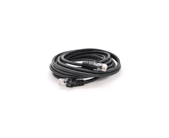 Патч-корд 5м, UTP, Cat.6, RJ45, CU, black Ritar (PCR-CU6/5Bk)