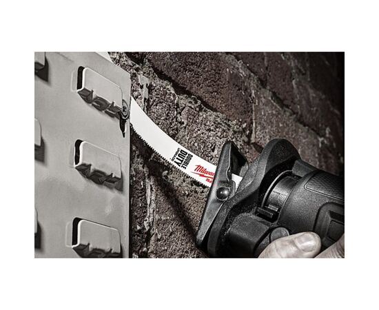 Полотно Milwaukee для сабельной пилы, THIN KERF 150мм, шаг 1,8мм, 5шт, металл (48005182), изображение 3 Полотно Milwaukee для сабельной пилы, THIN KERF 150мм, шаг 1,8мм, 5шт, металл (48005182), изображение 3