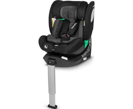Автокрісло Lionelo Braam i-Size Black Carbon, чорно-сіре (LO-BRAAM I-SIZE BLACK CARBON), зображення 2 Автокрісло Lionelo Braam i-Size Black Carbon, чорно-сіре (LO-BRAAM I-SIZE BLACK CARBON), зображення 2