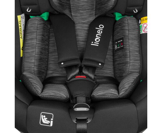 Автокрісло Lionelo Braam i-Size Black Carbon, чорно-сіре (LO-BRAAM I-SIZE BLACK CARBON), зображення 7 Автокрісло Lionelo Braam i-Size Black Carbon, чорно-сіре (LO-BRAAM I-SIZE BLACK CARBON), зображення 7
