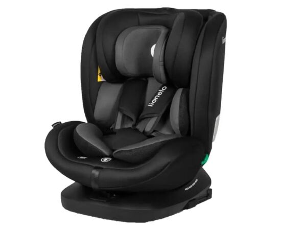 Автокрісло Lionelo Bastiaan i-Size Black Grey, чорне (LO-BASTIAAN I-SIZE BLACK GREY)