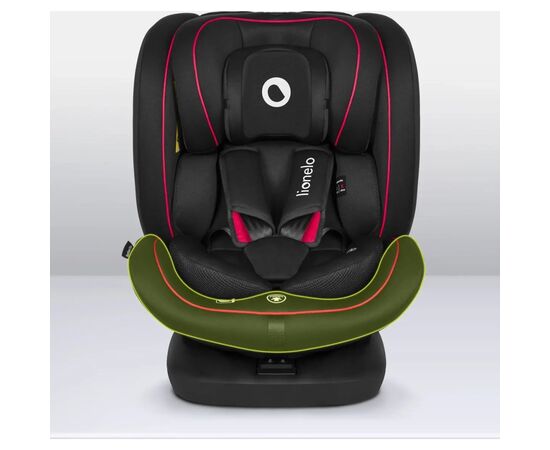 Автокресло Lionelo Bastiaan i-Size Black Red, черное с красным (LO-BASTIAAN I-SIZE BLACK RED), изображение 4 Автокресло Lionelo Bastiaan i-Size Black Red, черное с красным (LO-BASTIAAN I-SIZE BLACK RED), изображение 4