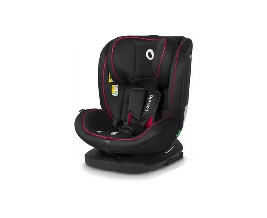 Автокрісло Lionelo Bastiaan i-Size Black Red, чорне з червоним (LO-BASTIAAN I-SIZE BLACK RED)