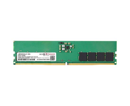 Модуль пам'яті для комп'ютера DDR5 16GB 5600 MHz JetRam Transcend (JM5600ALE-16G)