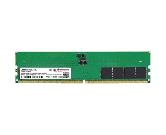 Модуль пам'яті для комп'ютера DDR5 32GB 4800 MHz JetRam Transcend (JM4800ALE-32G)