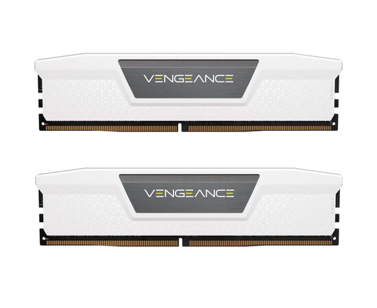 Модуль памяти для компьютера DDR5 64GB (2x32GB) 5200 MHz Vengeance White Corsair (CMK64GX5M2B5200C40W)