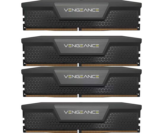 Модуль памяти для компьютера DDR5 96GB (4x24GB) 5600 MHz Vengeance Black Corsair (CMK96GX5M4B5600C40)