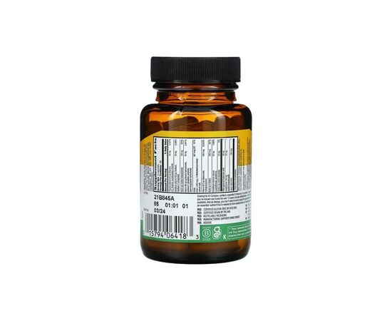 Мультивитамин Country Life Коэнзим В-Комплекса, Coenzyme B-Complex, 60 вегетарианских капс (CLF-06418), изображение 2 Мультивитамин Country Life Коэнзим В-Комплекса, Coenzyme B-Complex, 60 вегетарианских капс (CLF-06418), изображение 2