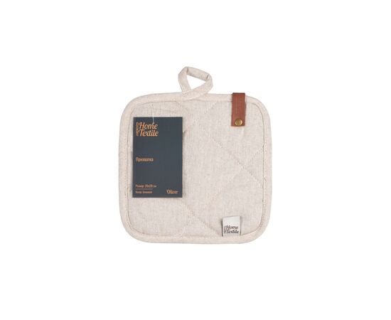 Кухонна прихватка Ardesto Oliver бежевий 20х20см, 100% бавовна (ART04OB), зображення 7