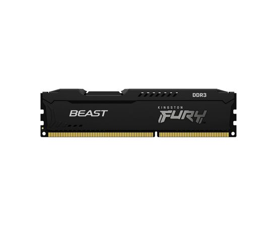 Модуль памяти для компьютера DDR3 8GB (2x4GB) 1600 MHz Fury Beast Black Kingston Fury (ex.HyperX) (KF316C10BBK2/8), изображение 2 Модуль памяти для компьютера DDR3 8GB (2x4GB) 1600 MHz Fury Beast Black Kingston Fury (ex.HyperX) (KF316C10BBK2/8), изображение 2