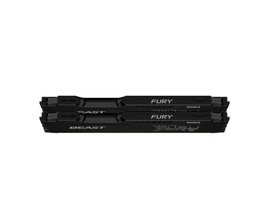 Модуль памяти для компьютера DDR3 8GB (2x4GB) 1600 MHz Fury Beast Black Kingston Fury (ex.HyperX) (KF316C10BBK2/8), изображение 4 Модуль памяти для компьютера DDR3 8GB (2x4GB) 1600 MHz Fury Beast Black Kingston Fury (ex.HyperX) (KF316C10BBK2/8), изображение 4
