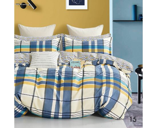 Постільна білизна Isleep полуторний Сатин Twill 15 (15_pl_Isleep)