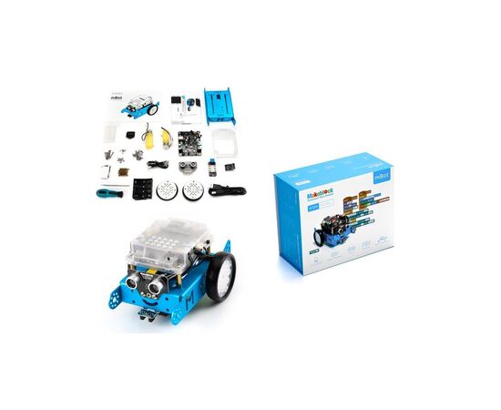 Конструктор Makeblock Робот mBot v1.1 BT Blue (P1050017), изображение 2 Конструктор Makeblock Робот mBot v1.1 BT Blue (P1050017), изображение 2
