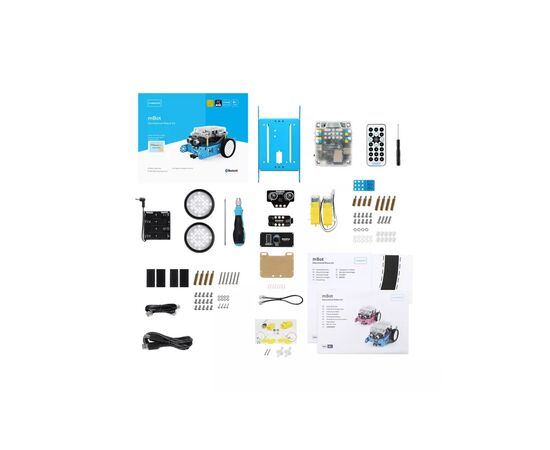 Конструктор Makeblock Робот mBot v1.1 BT Blue (P1050017), изображение 3 Конструктор Makeblock Робот mBot v1.1 BT Blue (P1050017), изображение 3