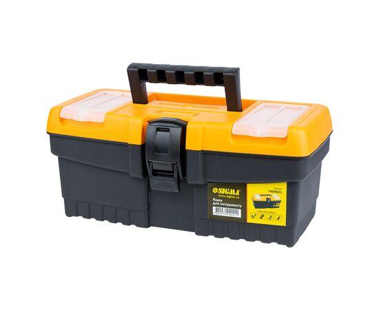 Ящик для инструментов Sigma набор 4в1 320x155x139мм, 413x212x186мм, 486x267x242мм, 564x310x310мм (7404011), изображение 3 Ящик для инструментов Sigma набор 4в1 320x155x139мм, 413x212x186мм, 486x267x242мм, 564x310x310мм (7404011), изображение 3