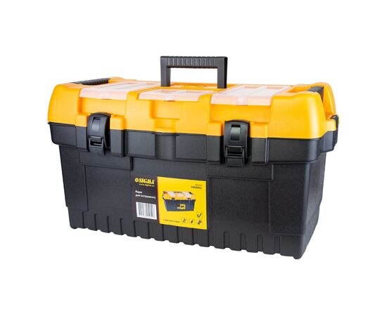 Ящик для инструментов Sigma набор 4в1 320x155x139мм, 413x212x186мм, 486x267x242мм, 564x310x310мм (7404011), изображение 6 Ящик для инструментов Sigma набор 4в1 320x155x139мм, 413x212x186мм, 486x267x242мм, 564x310x310мм (7404011), изображение 6