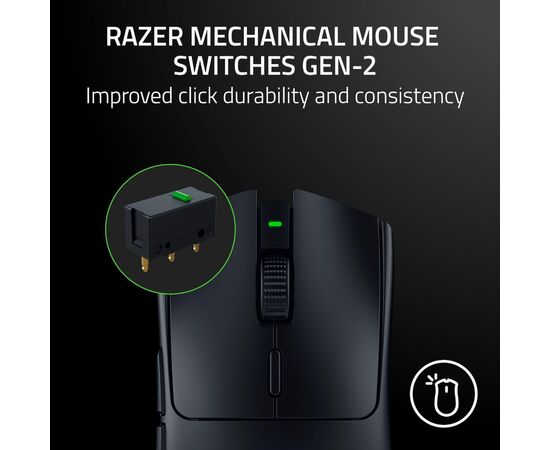 Мышка Razer Viper V3 HyperSpeed Wireless Black (RZ01-04910100-R3M1), изображение 8 Мышка Razer Viper V3 HyperSpeed Wireless Black (RZ01-04910100-R3M1), изображение 8