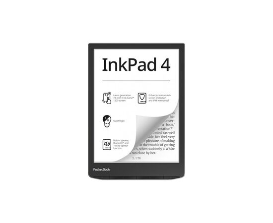 Електронна книга Pocketbook 743G InkPad 4, Stundust Silver (PB743G-U-CIS)