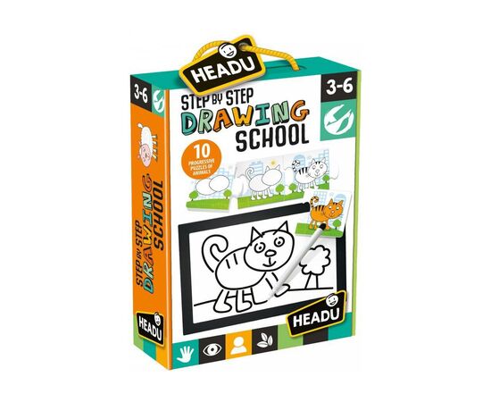 Развивающая игрушка Headu Обучающая игра Учимся рисовать (IT21062)