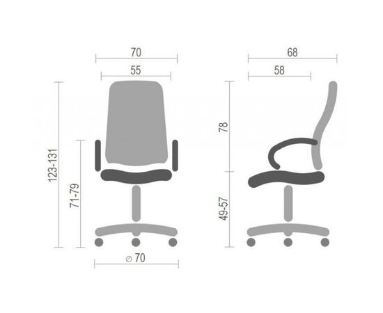 Офисное кресло Аклас Аризона Soft CH MB Коричневое (18444), изображение 6 Офисное кресло Аклас Аризона Soft CH MB Коричневое (18444), изображение 6