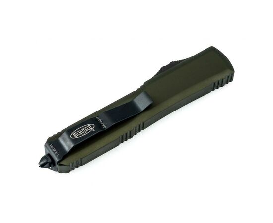 Ніж Microtech Ultrtaech Drop Point Black Blade Green (121-1OD), зображення 3 Ніж Microtech Ultrtaech Drop Point Black Blade Green (121-1OD), зображення 3