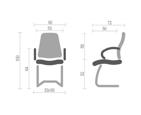 Офисное кресло Аклас Валенсия CH CF Коричневое (07386), изображение 6 Офисное кресло Аклас Валенсия CH CF Коричневое (07386), изображение 6