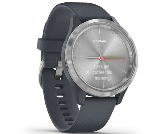 Смарт-годинник Garmin vivomove 3S, Silver, Granite Blue, Silicone (010-02238-20), зображення 3 Смарт-годинник Garmin vivomove 3S, Silver, Granite Blue, Silicone (010-02238-20), зображення 3