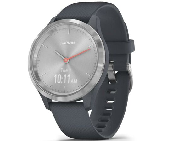 Смарт-часы Garmin vivomove 3S, Silver, Granite Blue, Silicone (010-02238-20)
