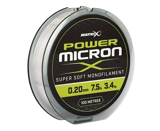 Леска Matrix Power Micron X 100m 0.09mm 2.0lb/0.9kg (1892.02.44)